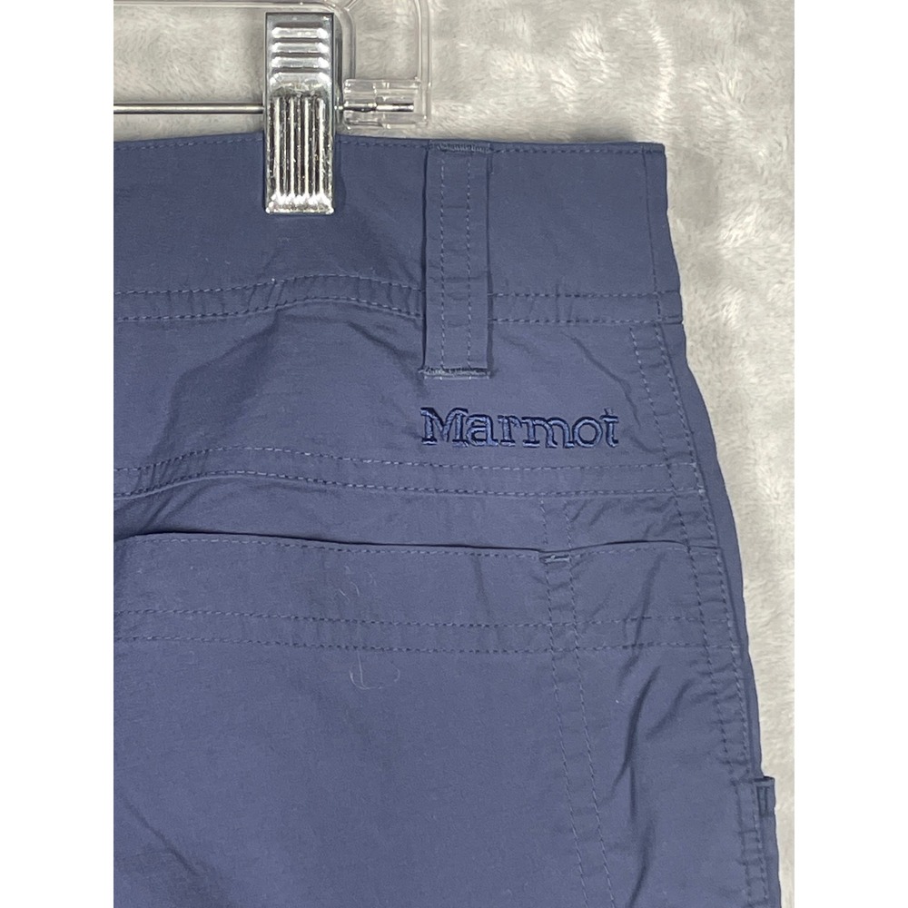 Marmot Mens Blue Nylon Stretch Hiking Pants Straight Leg Size 34x29 SCC-339